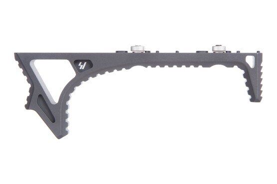 Strike Industries LINK angled fore grip is compatible with M-LOK and KeyMod